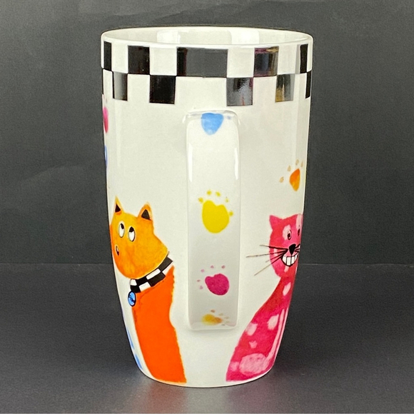 Mayfair & Jackson Cat and Dog Coffee Mug 16-18 oz Tall Colourful - Picture 7 of 7